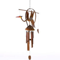 Other Garden Ornaments - Large Bamboo Wind Chime  Bird