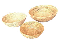 Other Interior Accessories - Light Natural Rattan Bowl Set