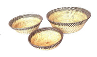 Other Interior Accessories - Two Shade Natural Rattan Bowl Set