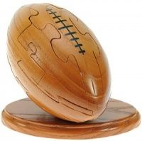 Other Puzzles - Wooden 3d Rugby Puzzle