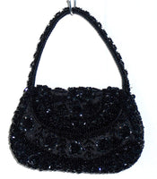 Evening hand bags from beads and sequins