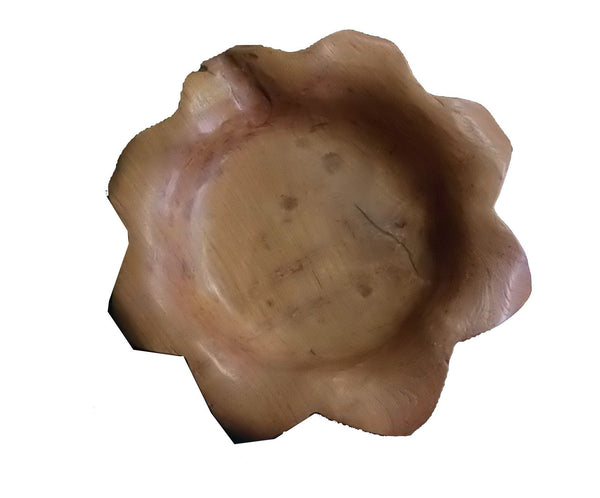 Plates & Bowls - Wooden Bowl Made From Solid Teak Wood