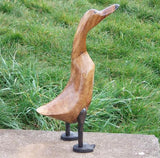 Statues & Lawn Ornaments - Wooden Ducks From Bamboo Root,  Large