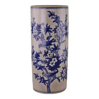bird pattern blue