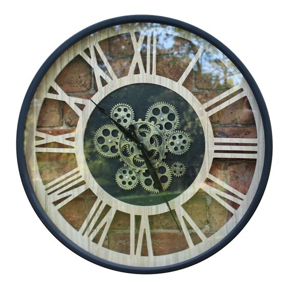 Wall Clocks - MOVING GEAR CLOCK