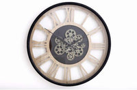 Wall Clocks - MOVING GEAR CLOCK