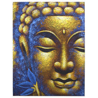 Wall Hangings - Painted Buddha Face