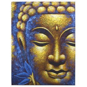 Wall Hangings - Painted Buddha Face