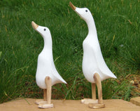 White Wooden Ducks