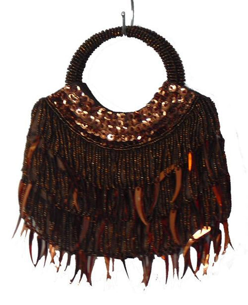 Women's Handbags - Hand Bags From Beads And Sequins