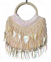 Women's Handbags - Hand Bags From Beads And Sequins