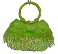 Women's Handbags - Hand Bags From Beads And Sequins Colourful