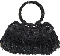 Women's Handbags - Hand Bags From Beads And Sequins Colourful