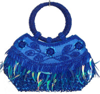 Women's Handbags - Hand Bags From Beads And Sequins Colourful