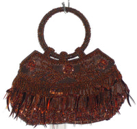 Women's Handbags - Hand Bags From Beads And Sequins Colourful