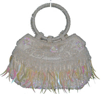 Women's Handbags - Hand Bags From Beads And Sequins Colourful