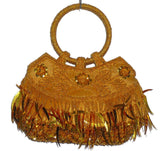 Women's Handbags - Hand Bags From Beads And Sequins Colourful