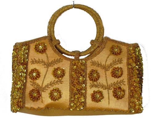 Women's Handbags - Large Hand Bags From Beads And Sequins,