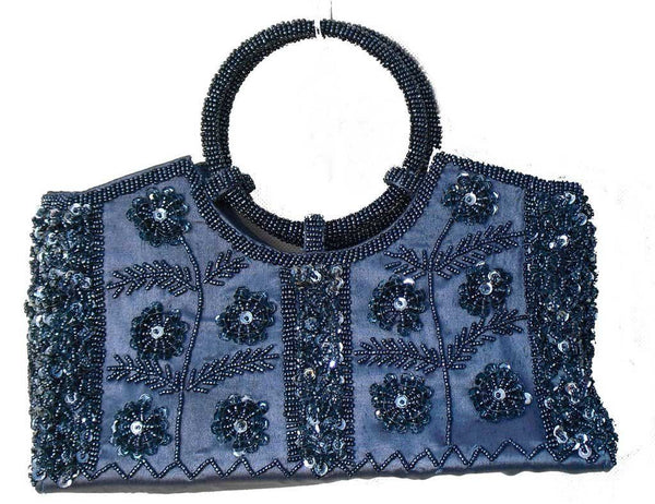 Women's Handbags - Large Hand Bags From Beads And Sequins,
