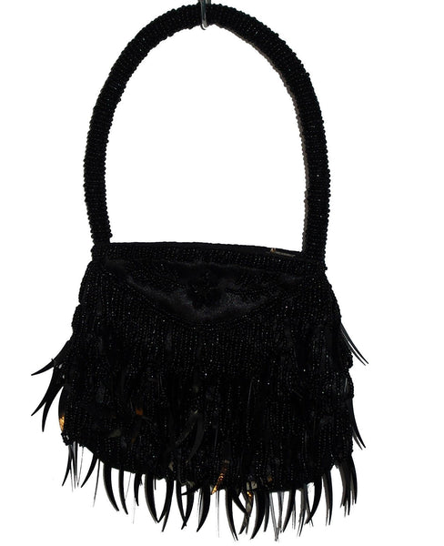 Women's Handbags - Party Bag In Beads & Sequins