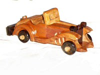 Wooden Car Ornament Coupe