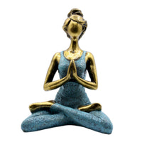 yoga lady turquoise