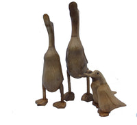 Wooden Duck Family
